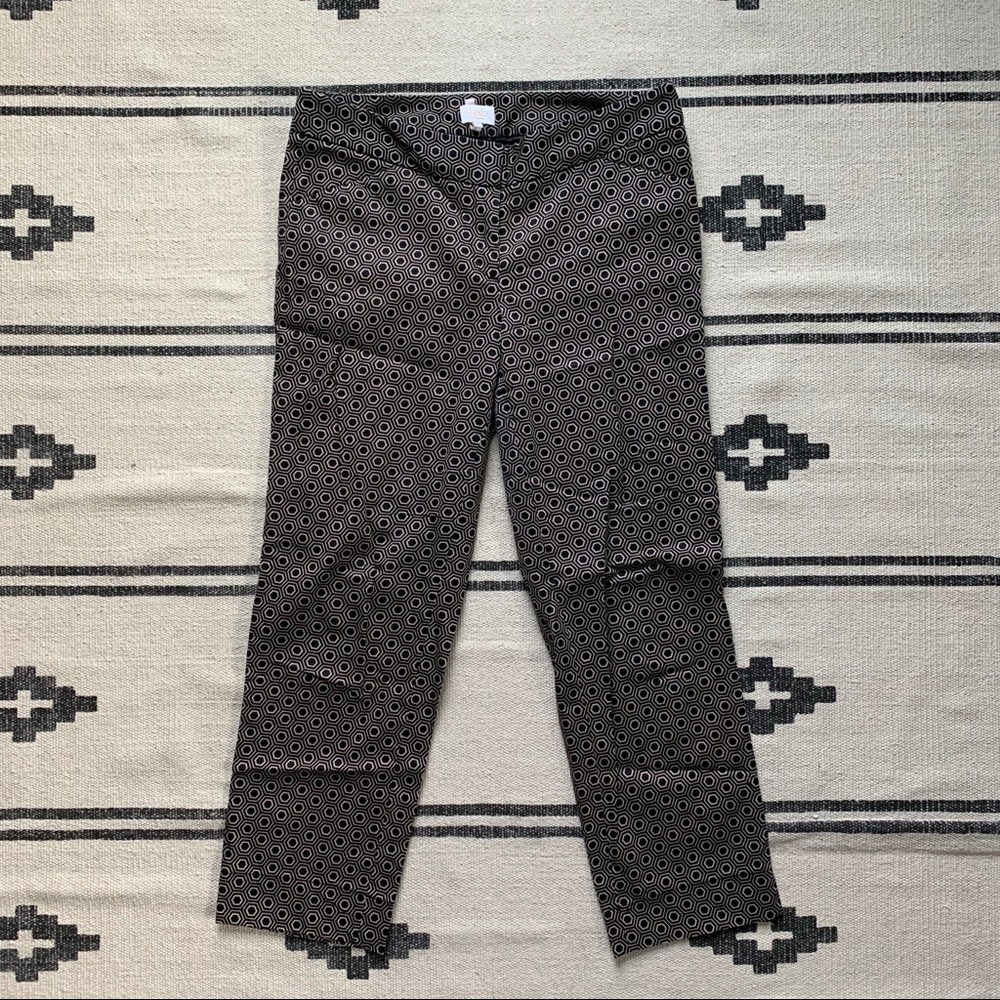 Cropped Patterned Pants